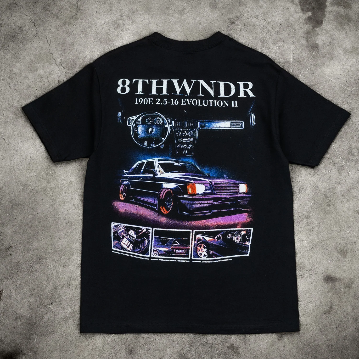 190E EVO II TEE BLACK - Image 3