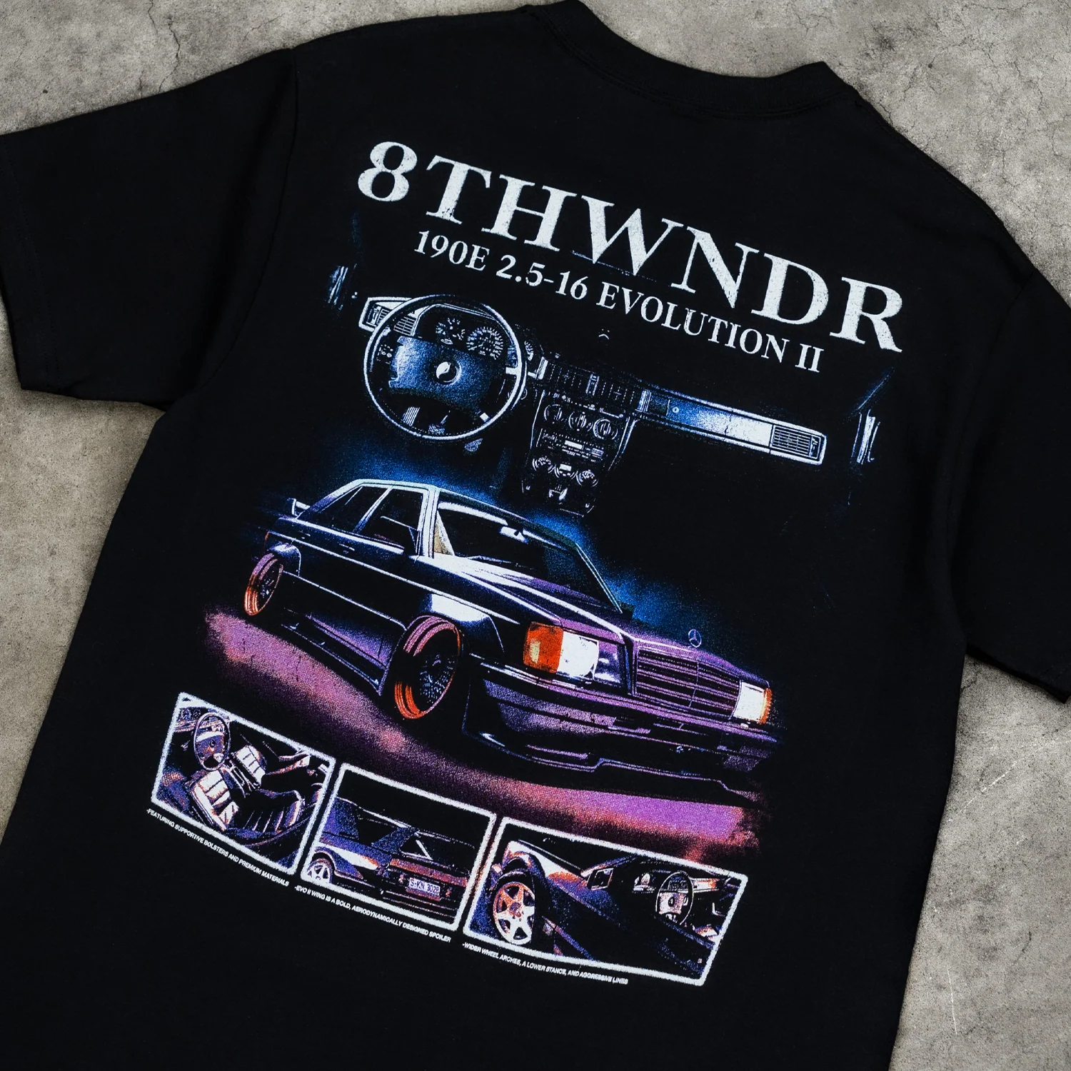 190E EVO II TEE BLACK - Image 4