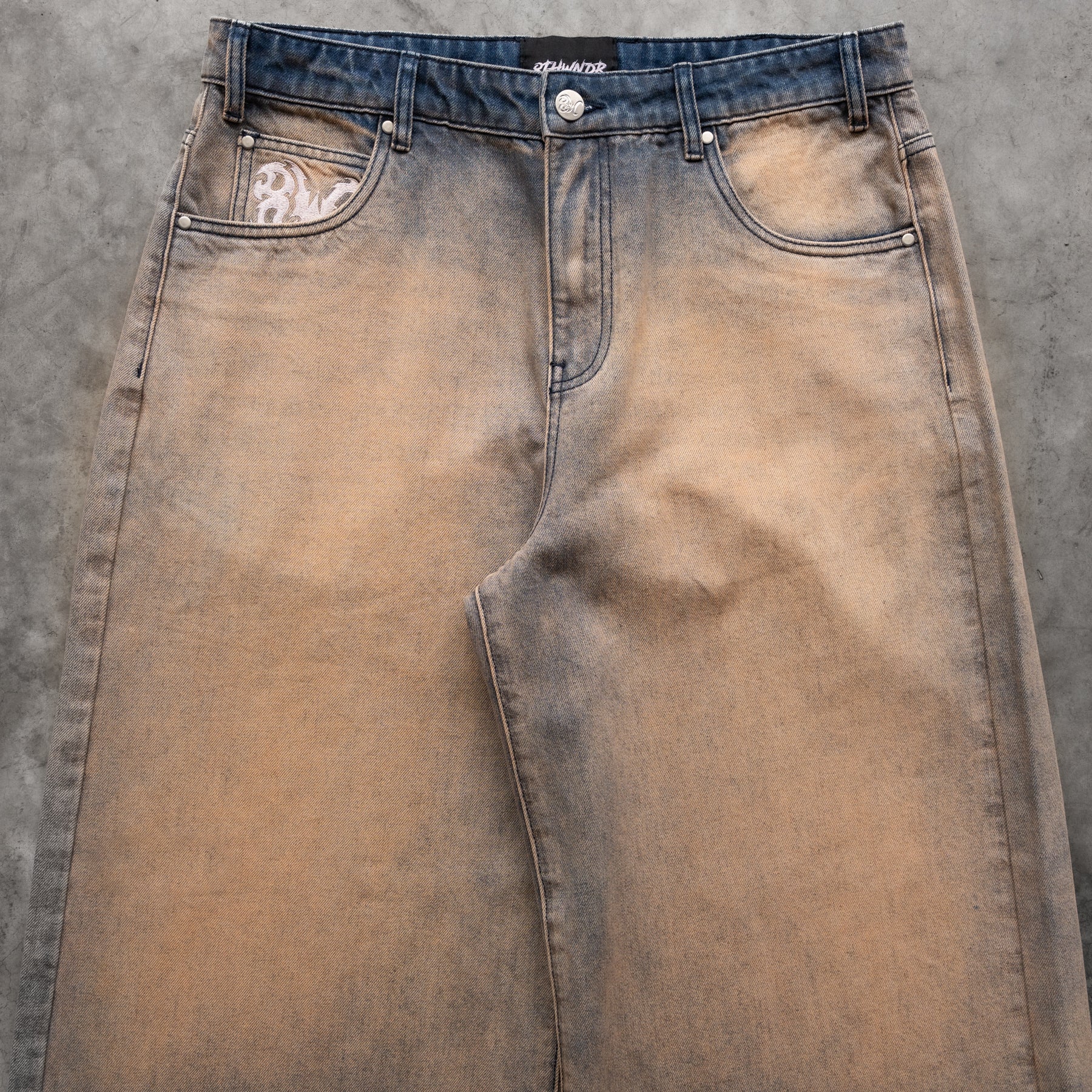 8W MUD WASH BAGGY JEANS - Image 5