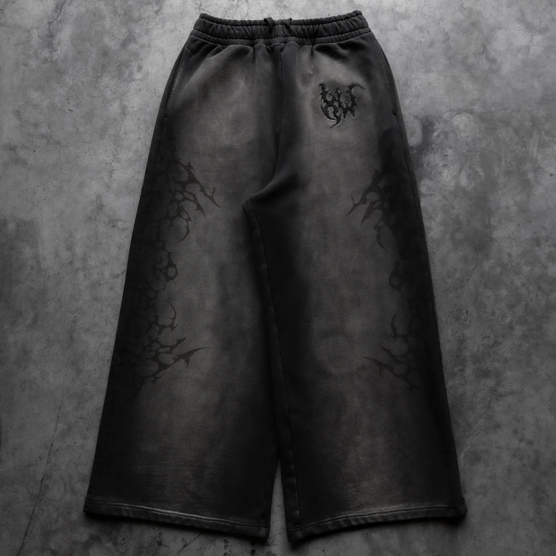 CINDER BAGGY SWEATPANTS BLACK - Image 3