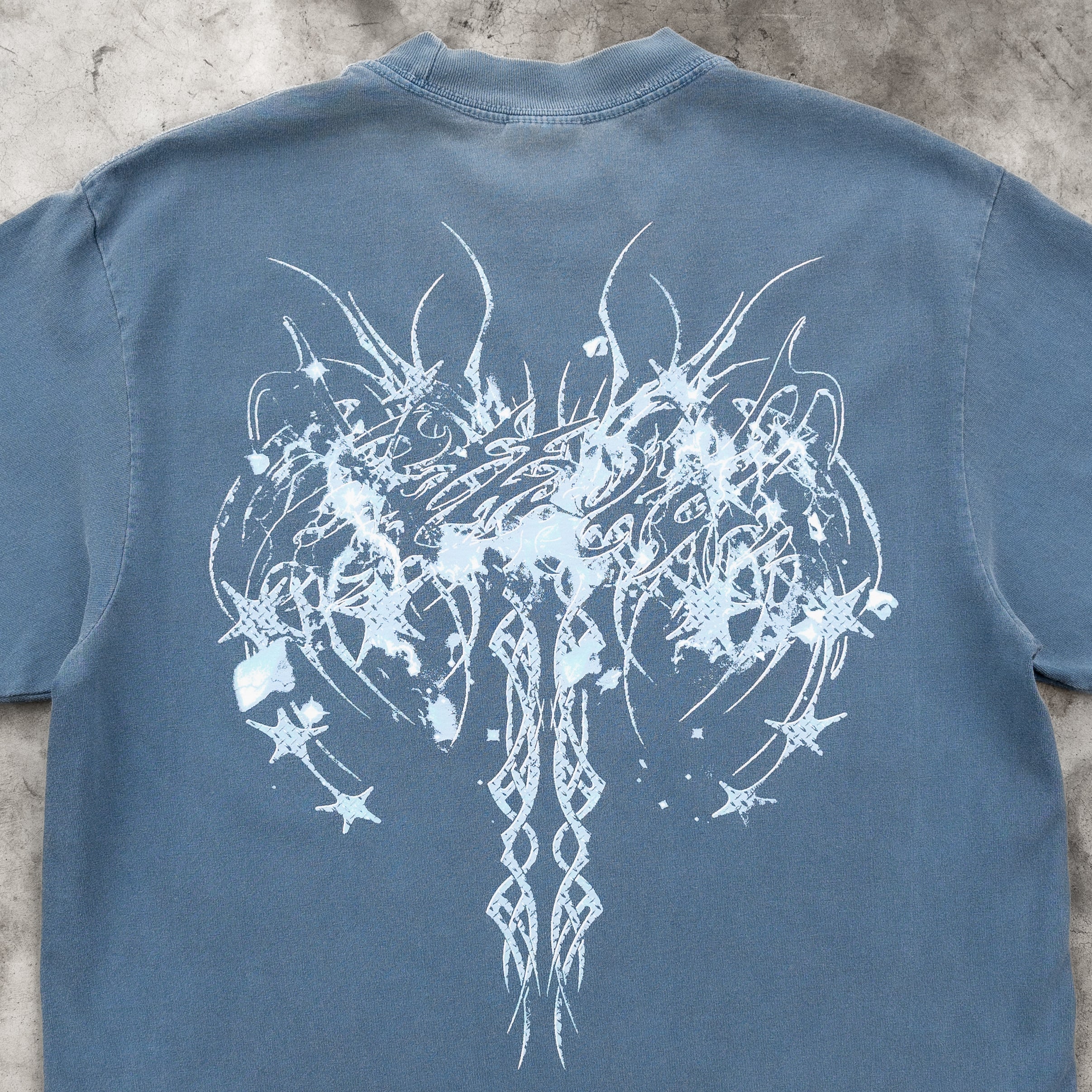 CYBERSPINE TEE WASHED DENIM - Image 5