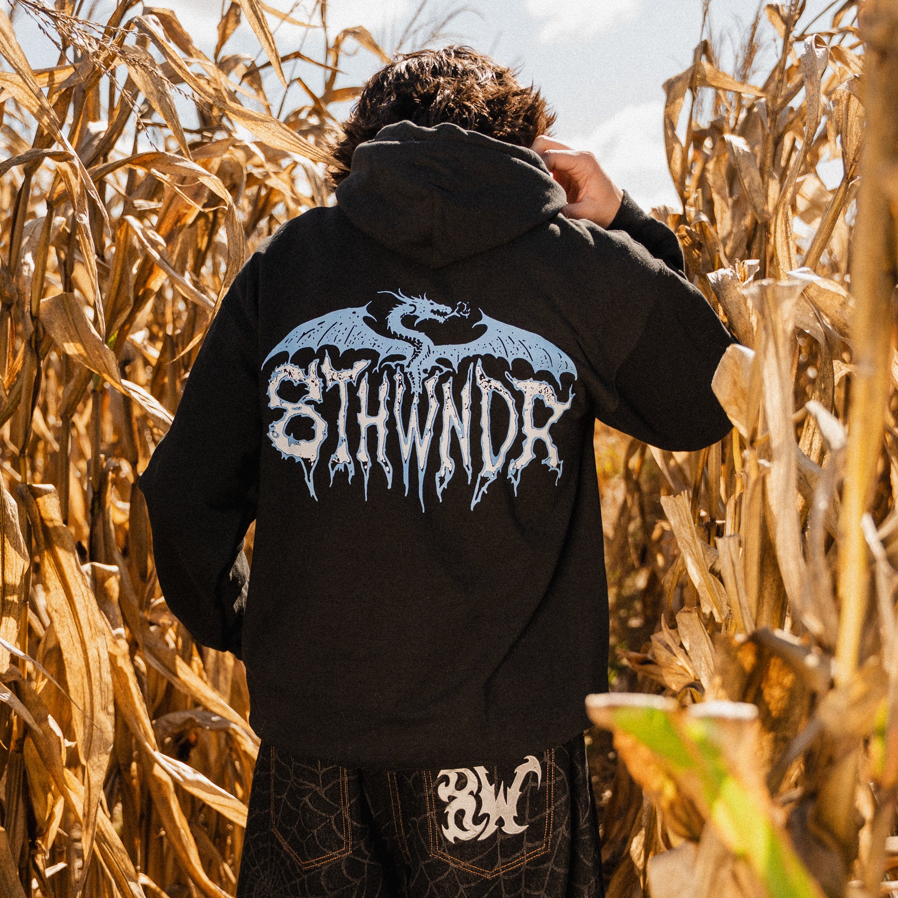DRAGON HOODIE BLACK - Image 6