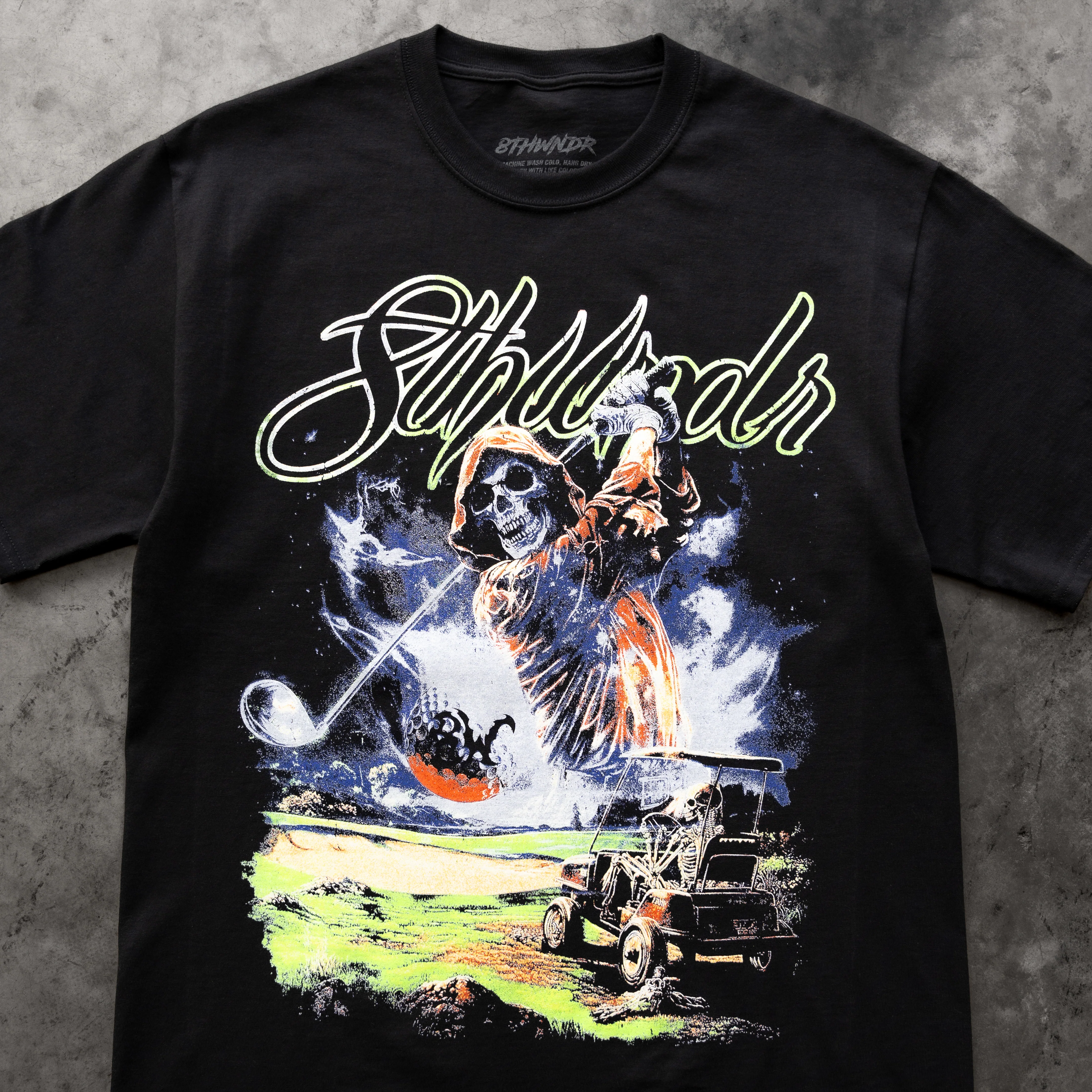 GOLF REAPER TEE BLACK - Image 4