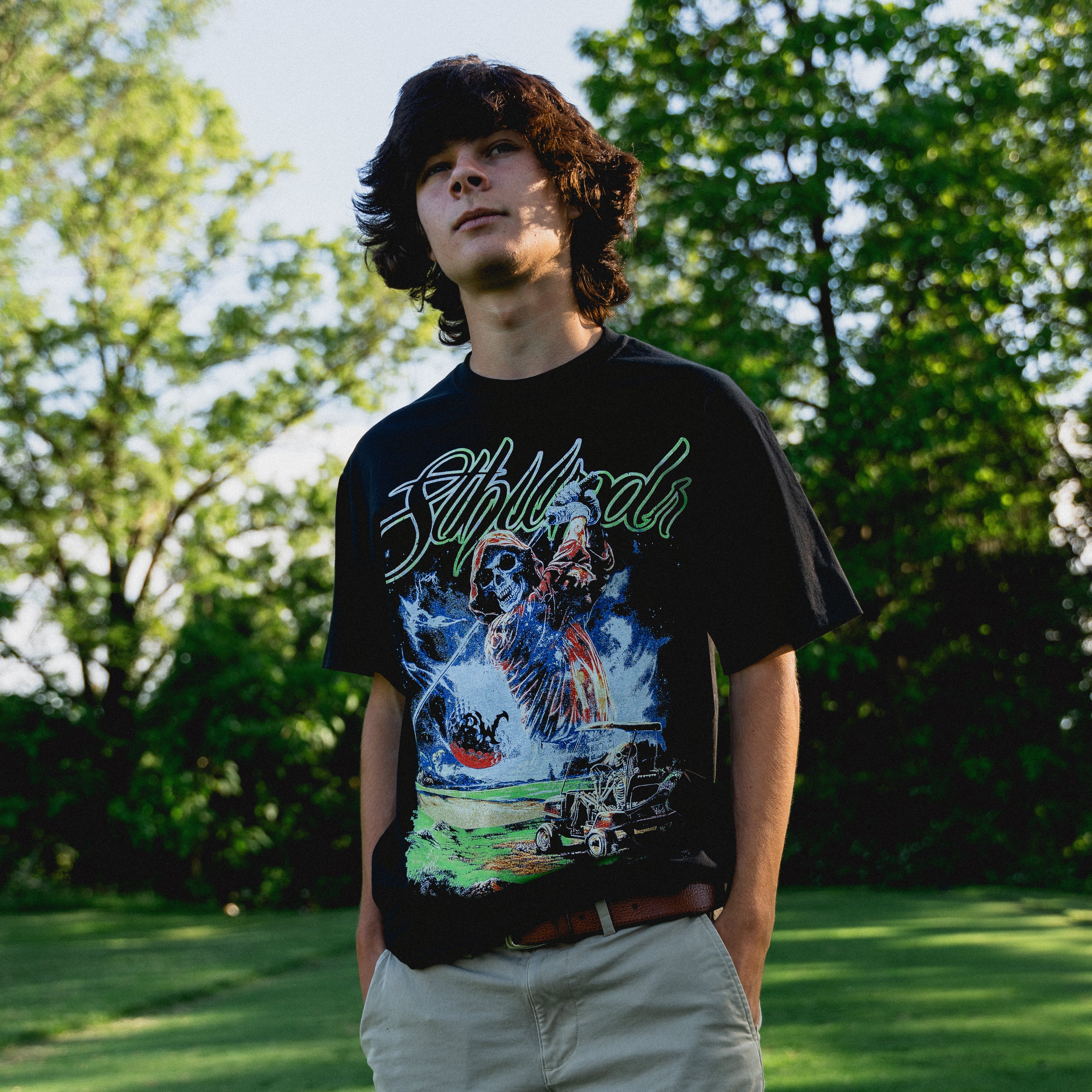 GOLF REAPER TEE BLACK - Image 5