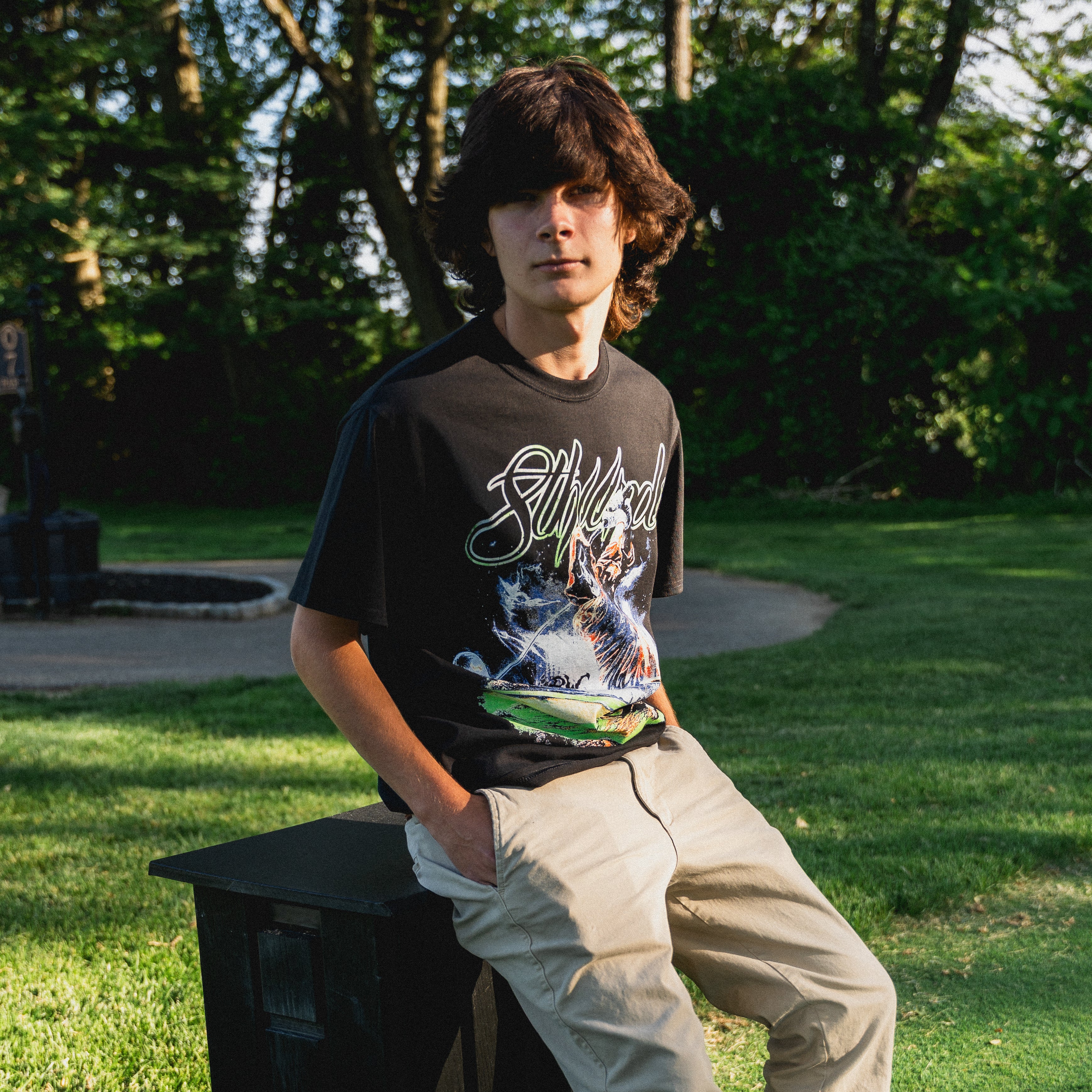GOLF REAPER TEE BLACK - Image 6