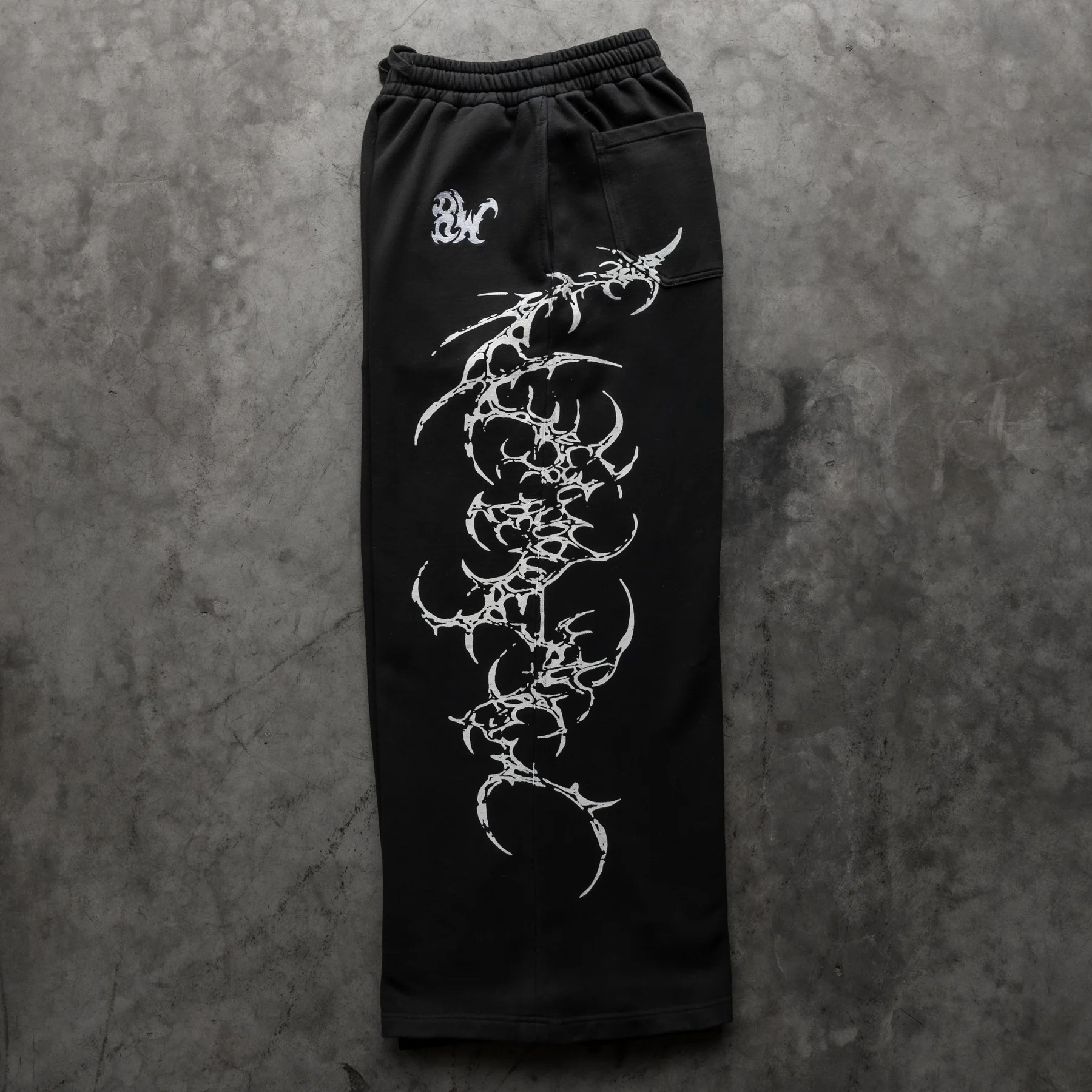 SIGIL BAGGY SWEATPANTS BLACK - Image 4