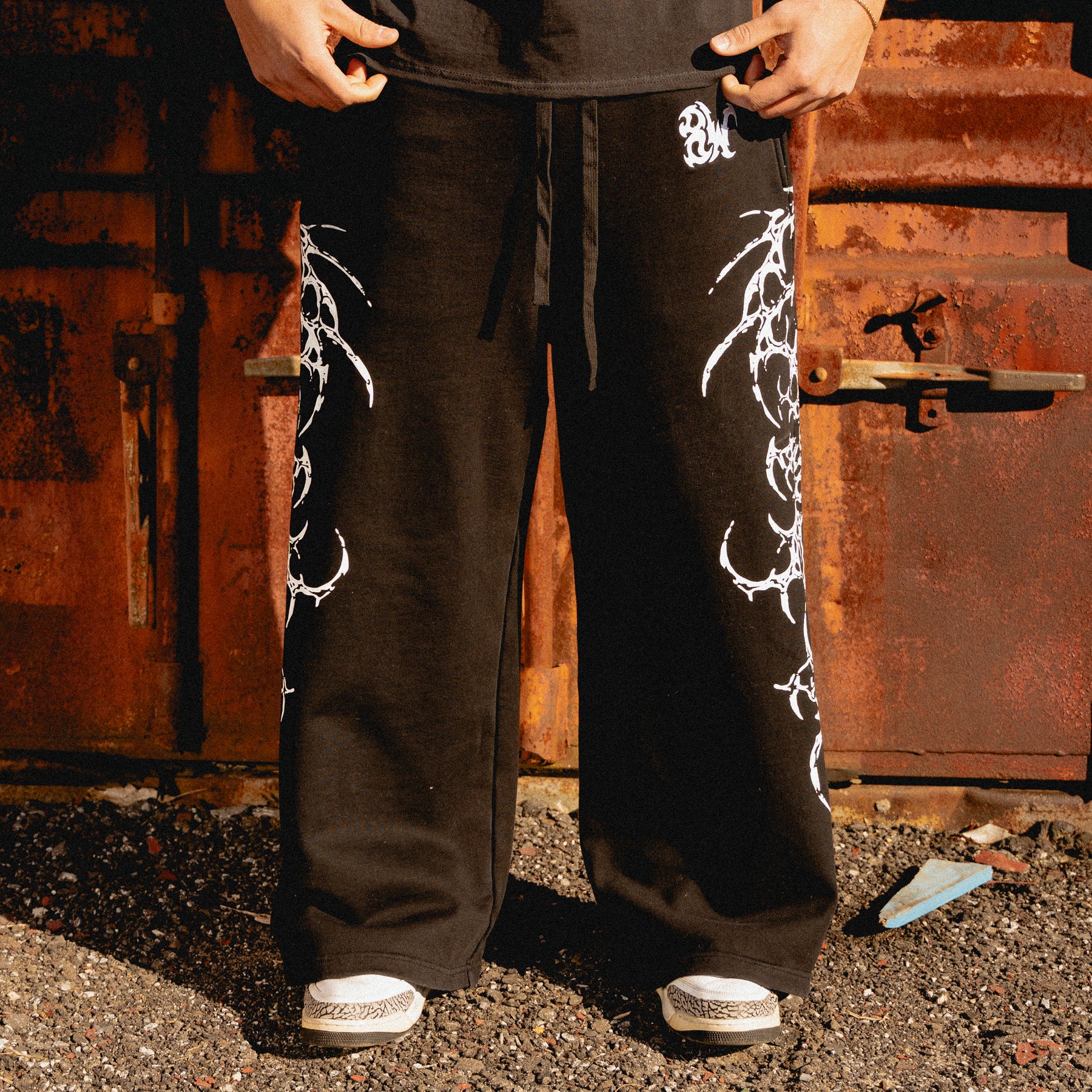 SIGIL BAGGY SWEATPANTS BLACK - Image 7